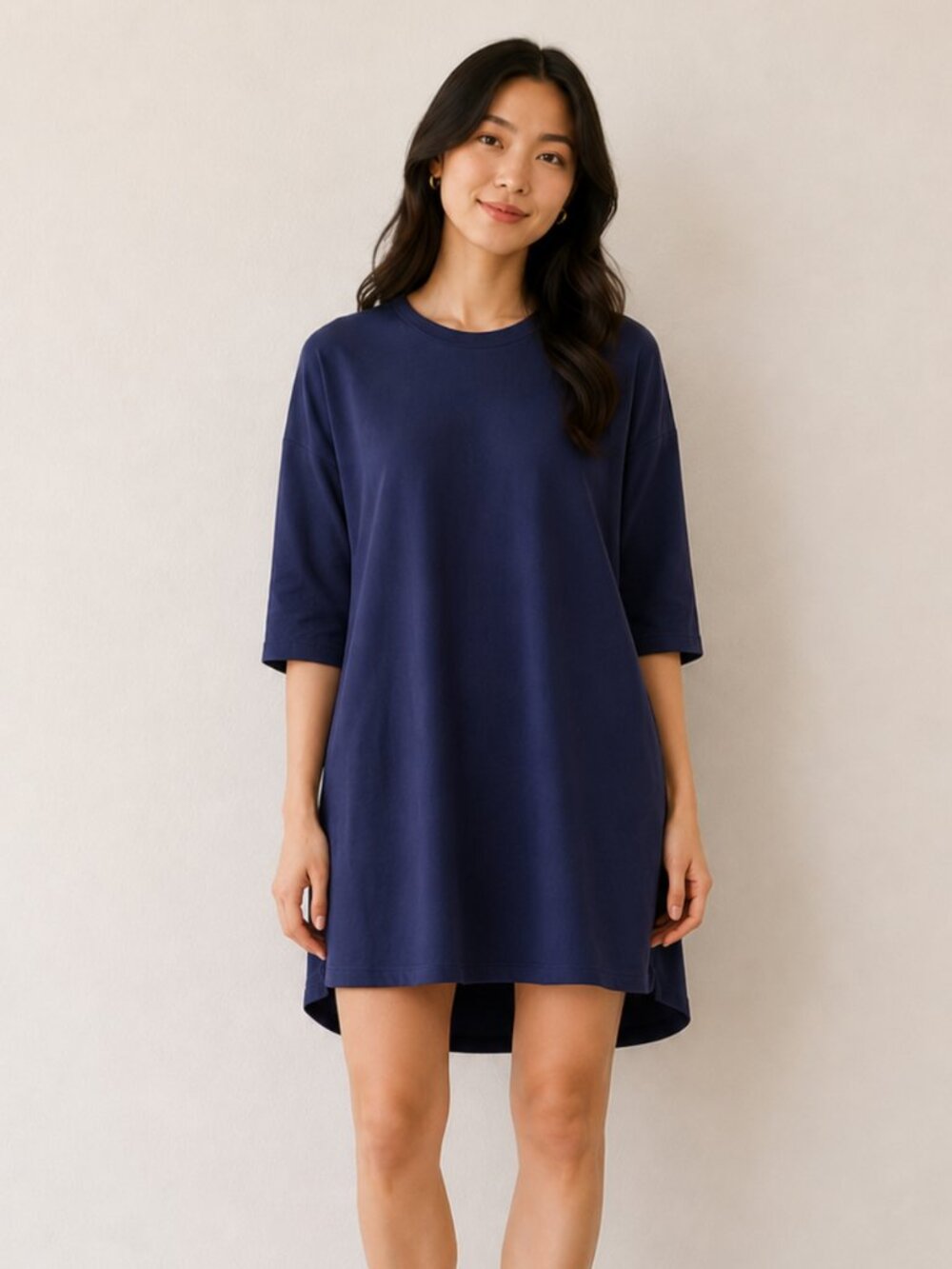 Pomander Place Navy Blue Shirt Dress Size XS